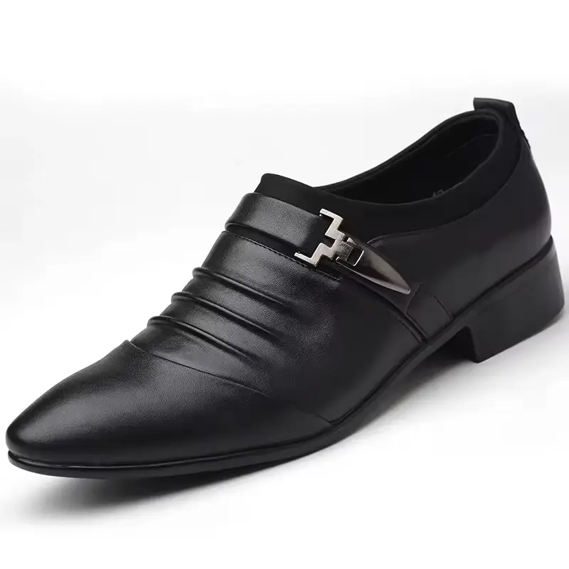 Leather Casual Flat Dress Shoes
